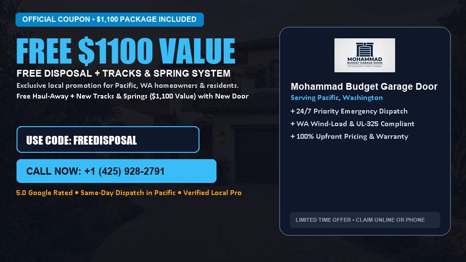 Mohammad Budget Garage Door FREE Haul-Away & Heavy-Duty Tracks with New Door